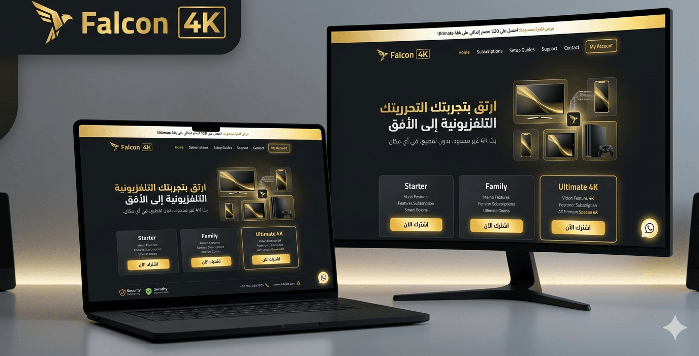محتوى اشتراك فالكون IPTV محتوى اشتراك فالكون IPTV من Falcon iptv Pro